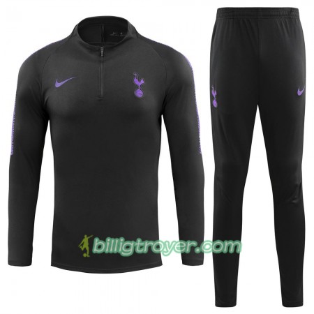 Tottenham Hotspur Trenings Collegegenser Set Svart 2018/19